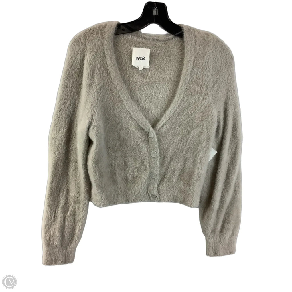 Sweater Cardigan By Aerie In Taupe, Size: S