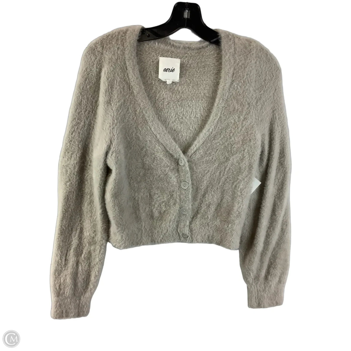 Sweater Cardigan By Aerie In Taupe, Size: S