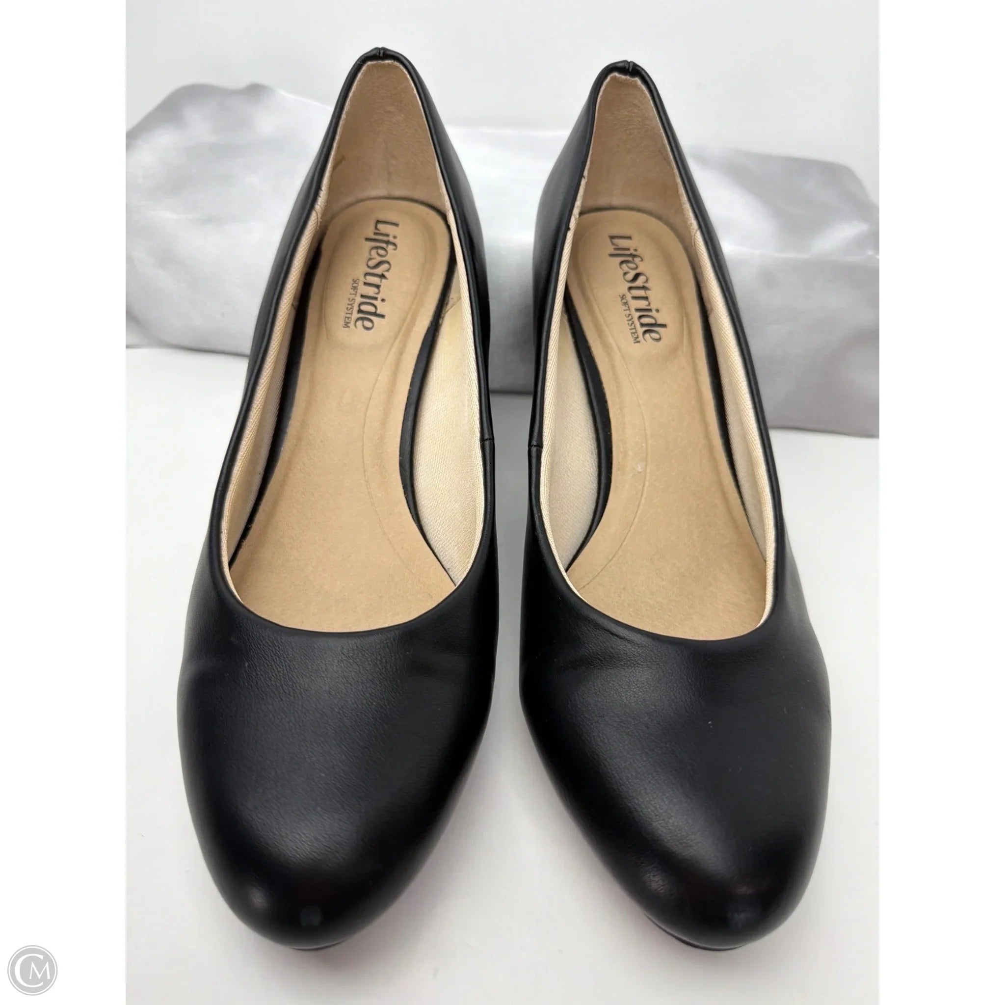 Shoes Heels Kitten By Life Stride In Black, Size: 8