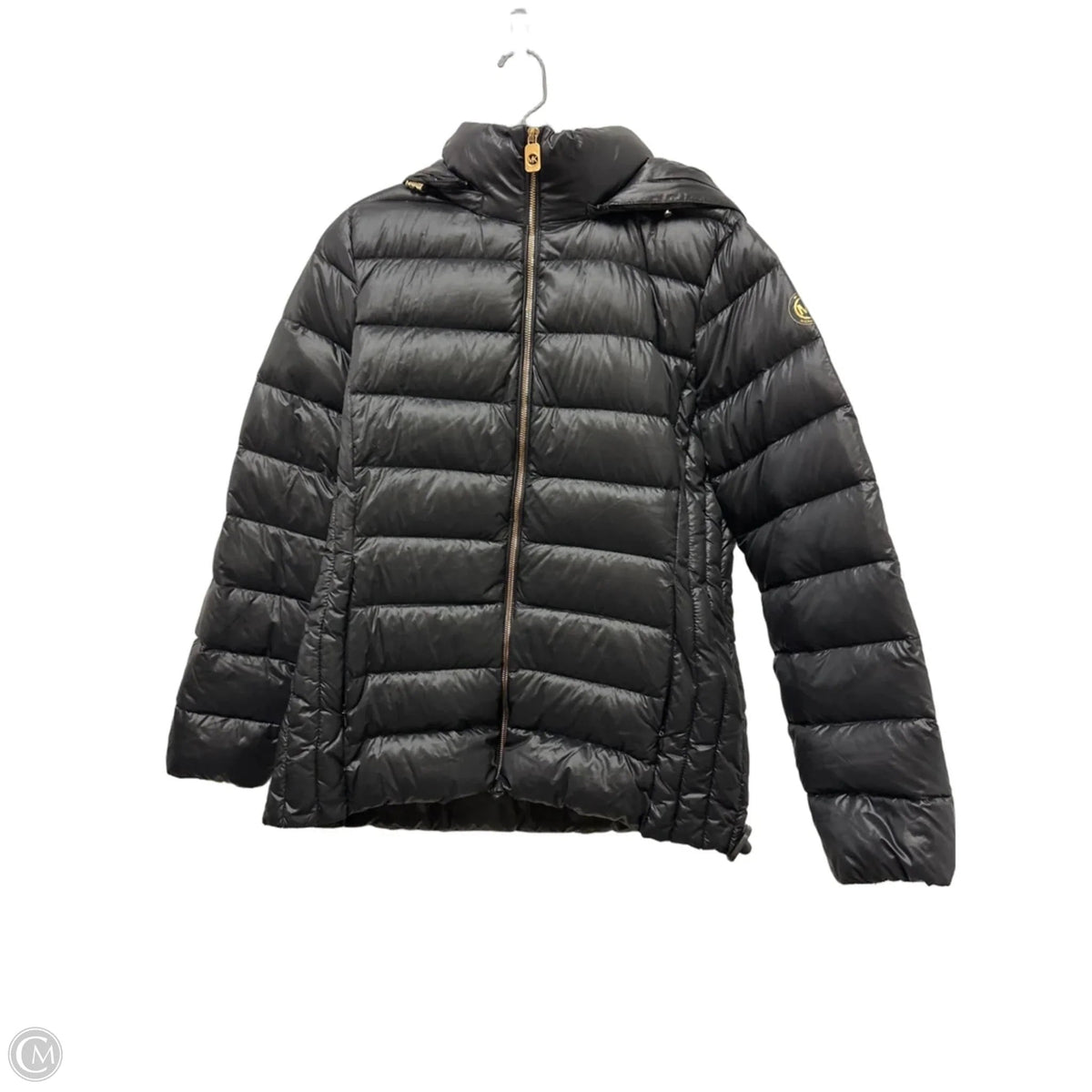 Jacket Puffer & Quilted By Michael By Michael Kors In Black, Size: L