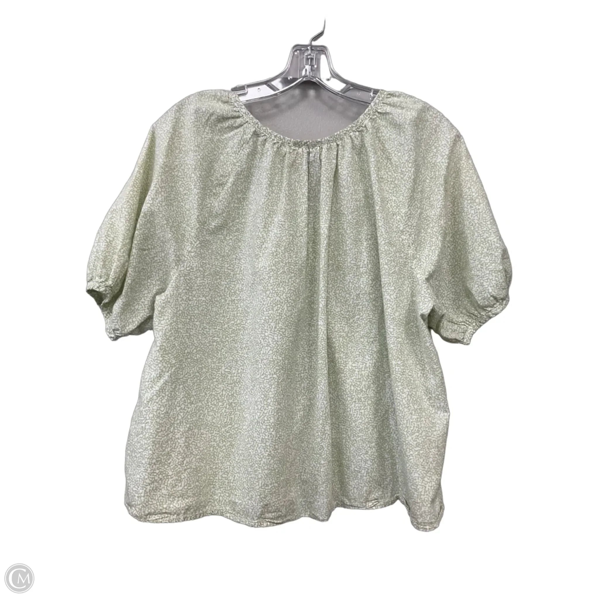 Top Short Sleeve By Universal Thread In Green, Size: L