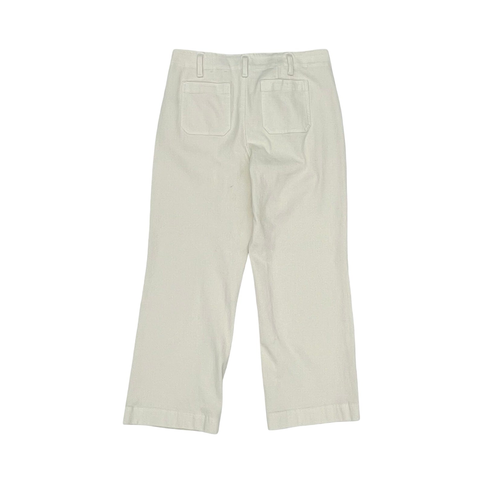Jeans Cropped By Talbots In Cream, Size:12P
