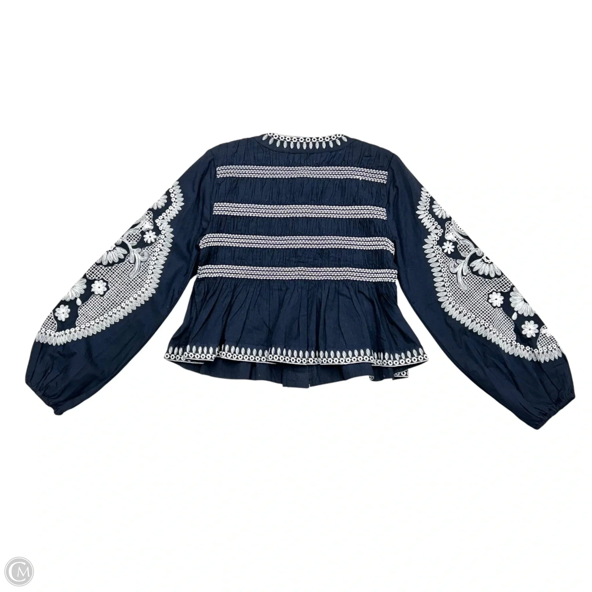 Blazer By 7 For All Mankind In Blue & White, Size: Xs