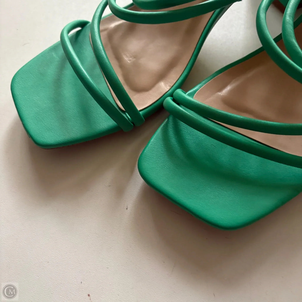 Sandals Heels Block By A New Day In Green, Size: 10