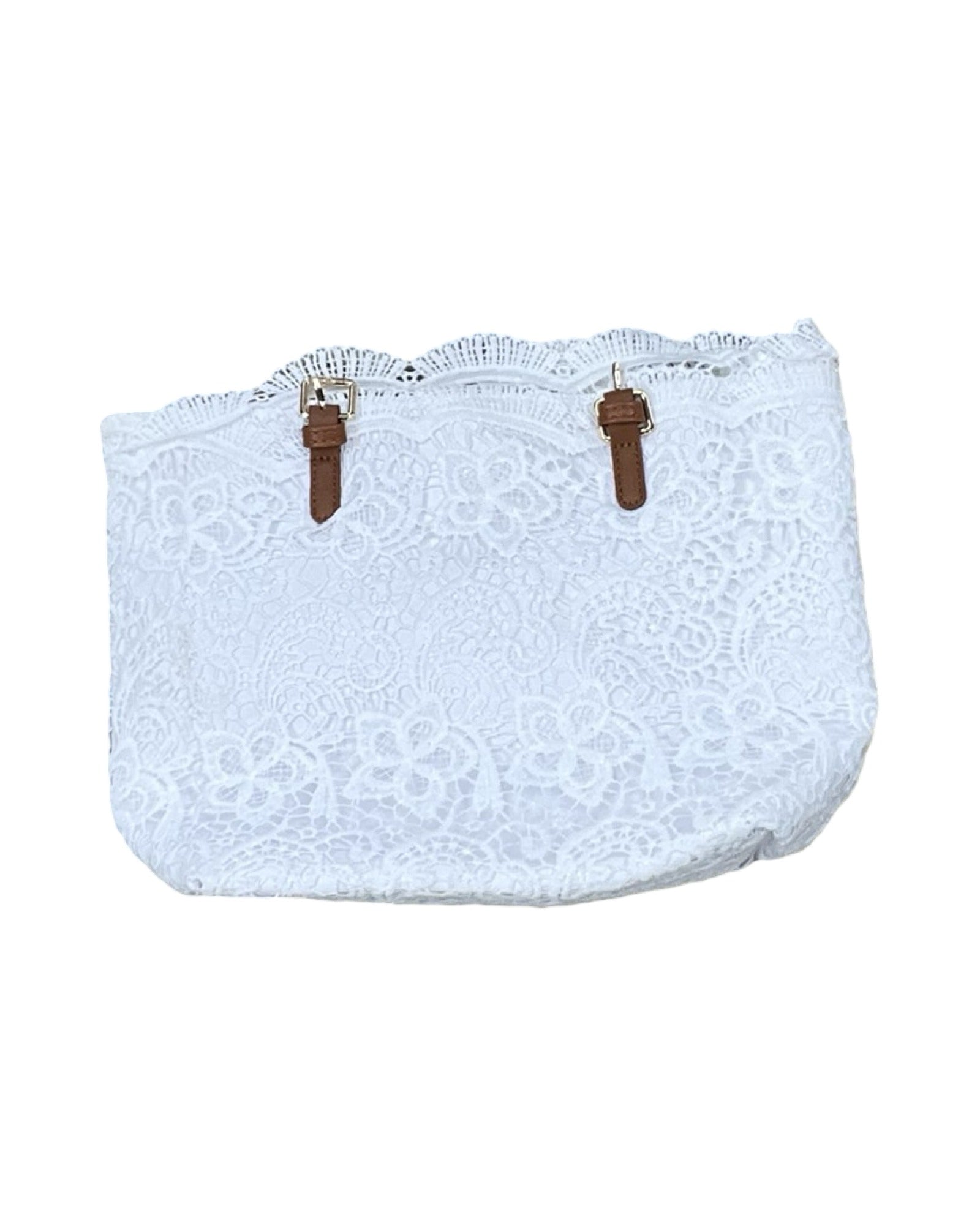 Handbag By Clothes Mentor In White, Size:Medium