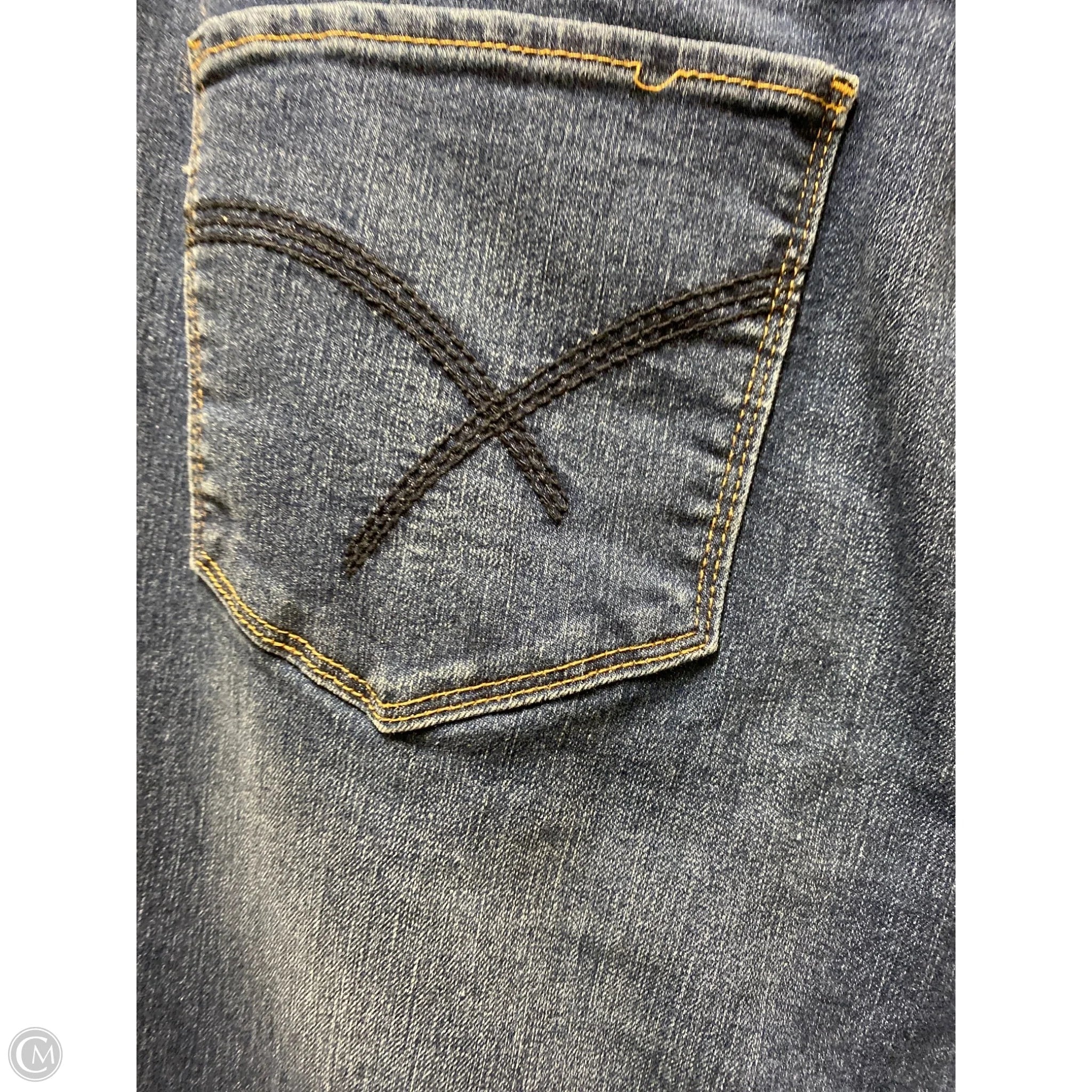 Jeans Straight By Christopher And Banks In Blue Denim, Size: 12