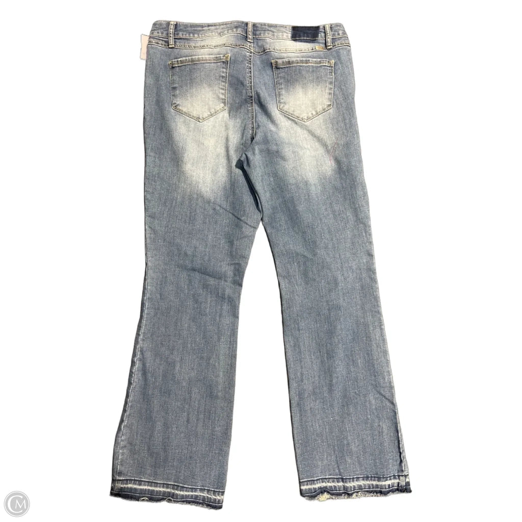 Jeans Straight By 1822 Denim In Blue Denim, Size: 16
