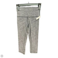 Athletic Leggings By Lululemon In Grey, Size: S