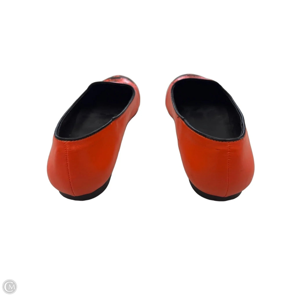 Shoes Flats By Clothes Mentor In Orange, Size: 9