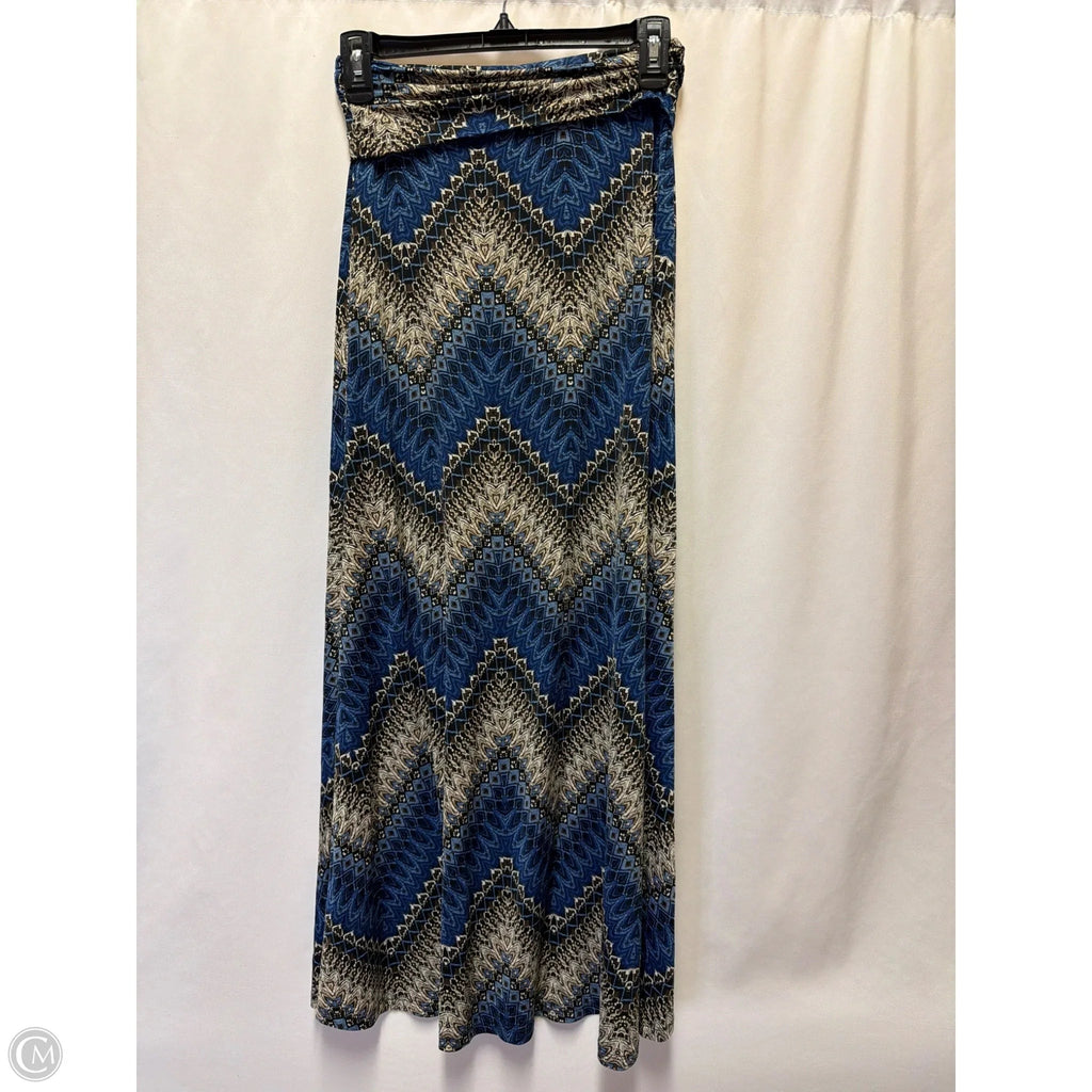 Skirt Maxi By Gilli In Blue, Size: M