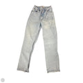 Jeans Straight By Abercrombie And Fitch In Blue Denim, Size: 0