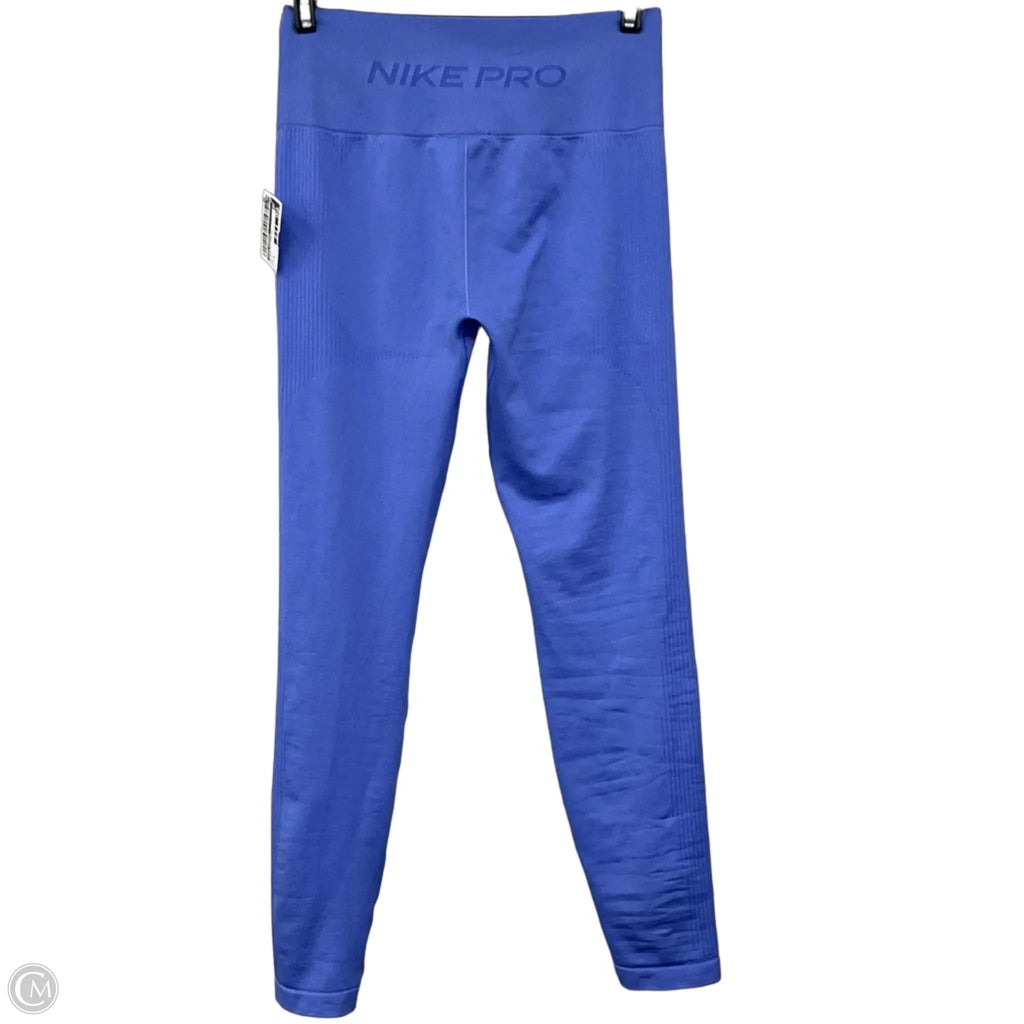 Athletic Top Short Sleeve By Nike Apparel In Blue, Size: S