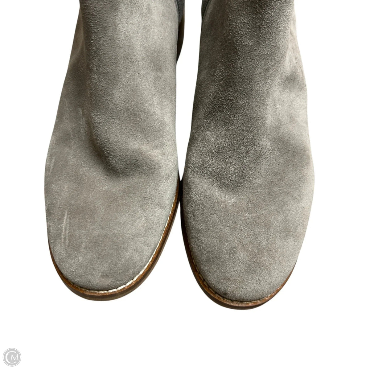 Boots Ankle Heels By Cole-haan In Grey, Size: 9.5