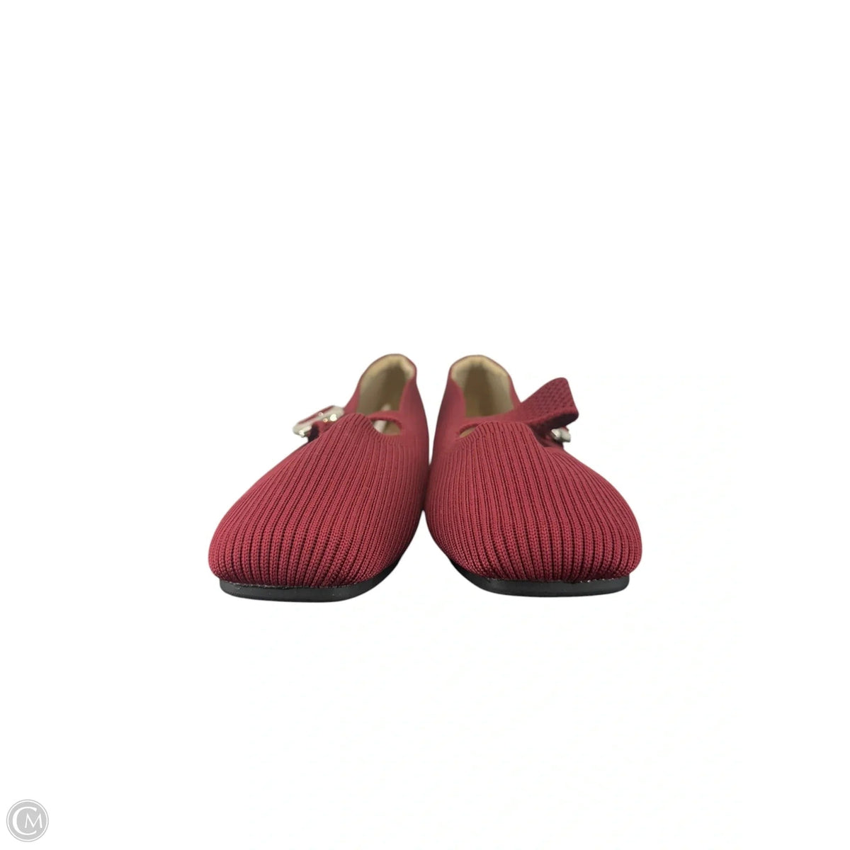 Shoes Flats By Clothes Mentor In Maroon, Size: 8