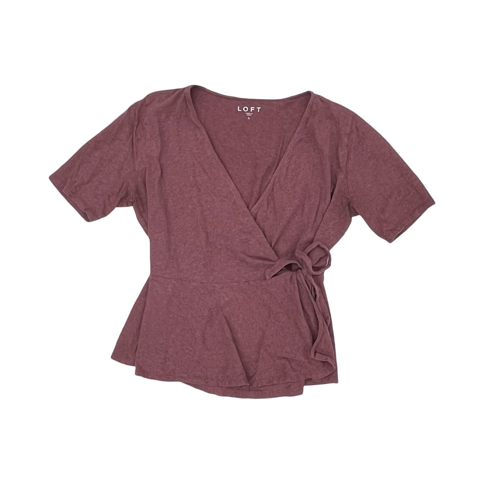 Top Ss By Loft In Red, Size:L