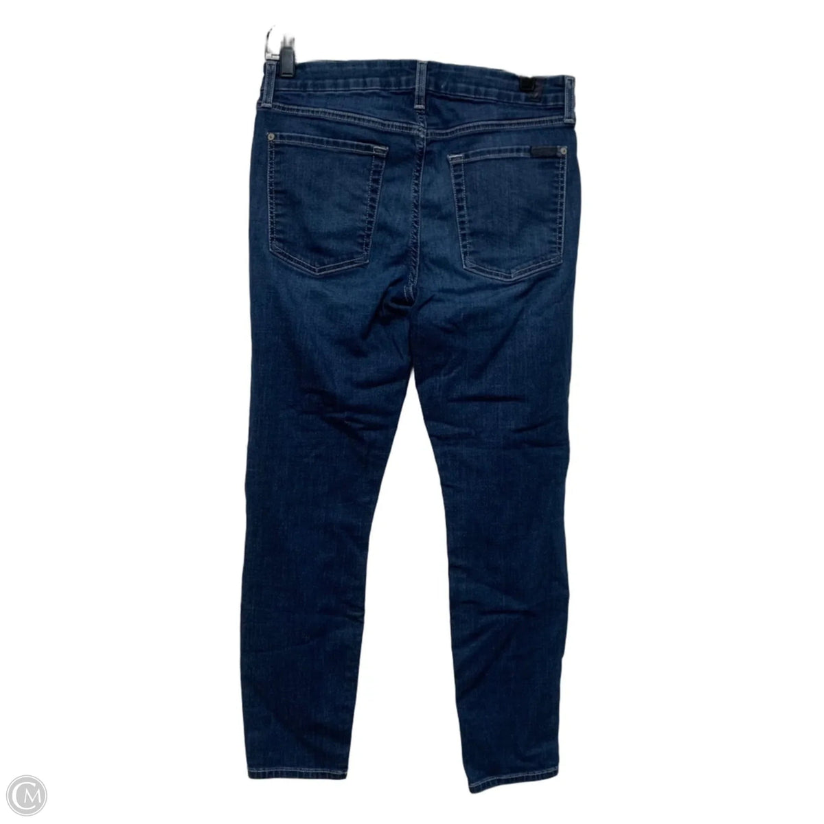 Jeans Jeggings By 7 For All Mankind In Blue Denim, Size: 10