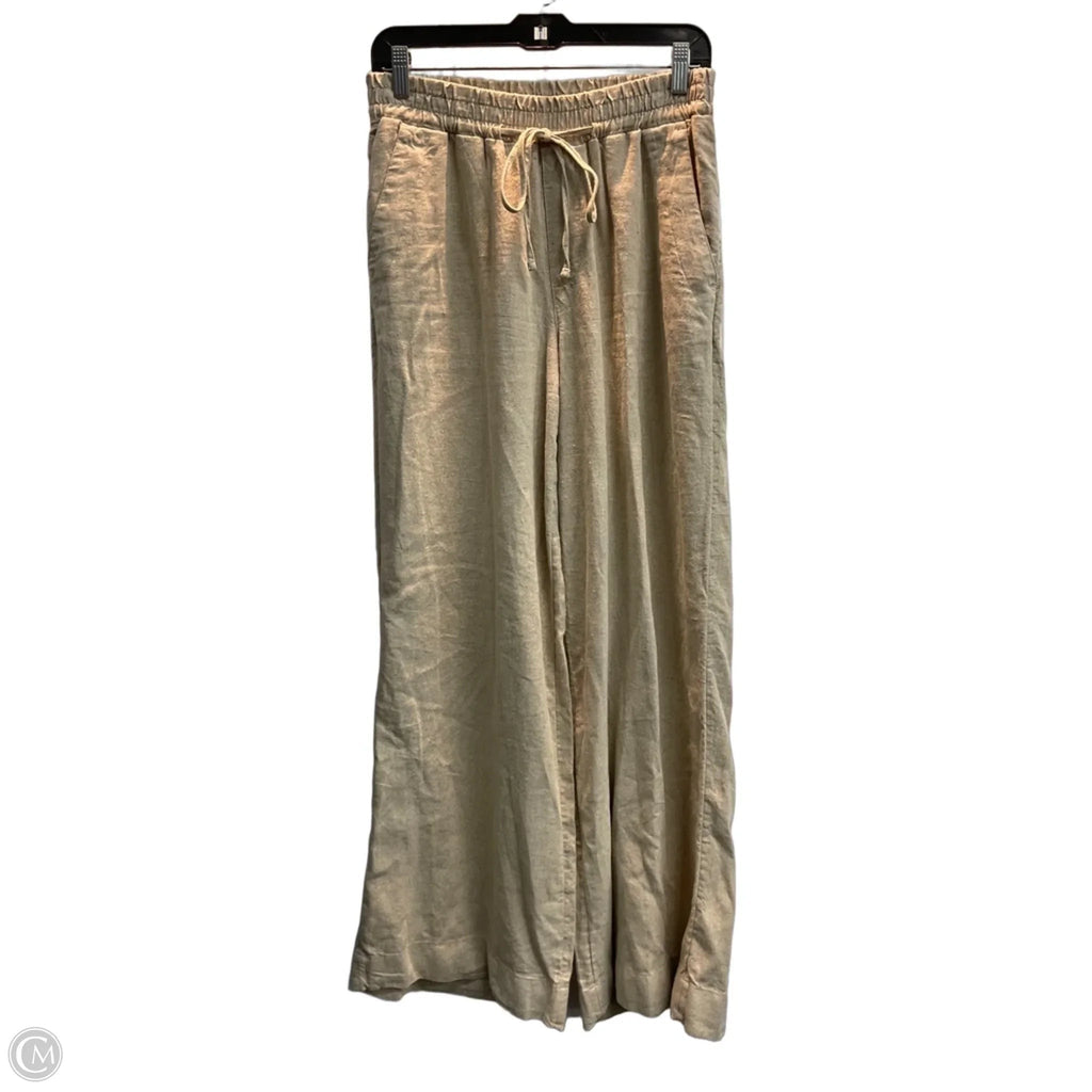 Pants Linen By A New Day In Tan, Size: 4