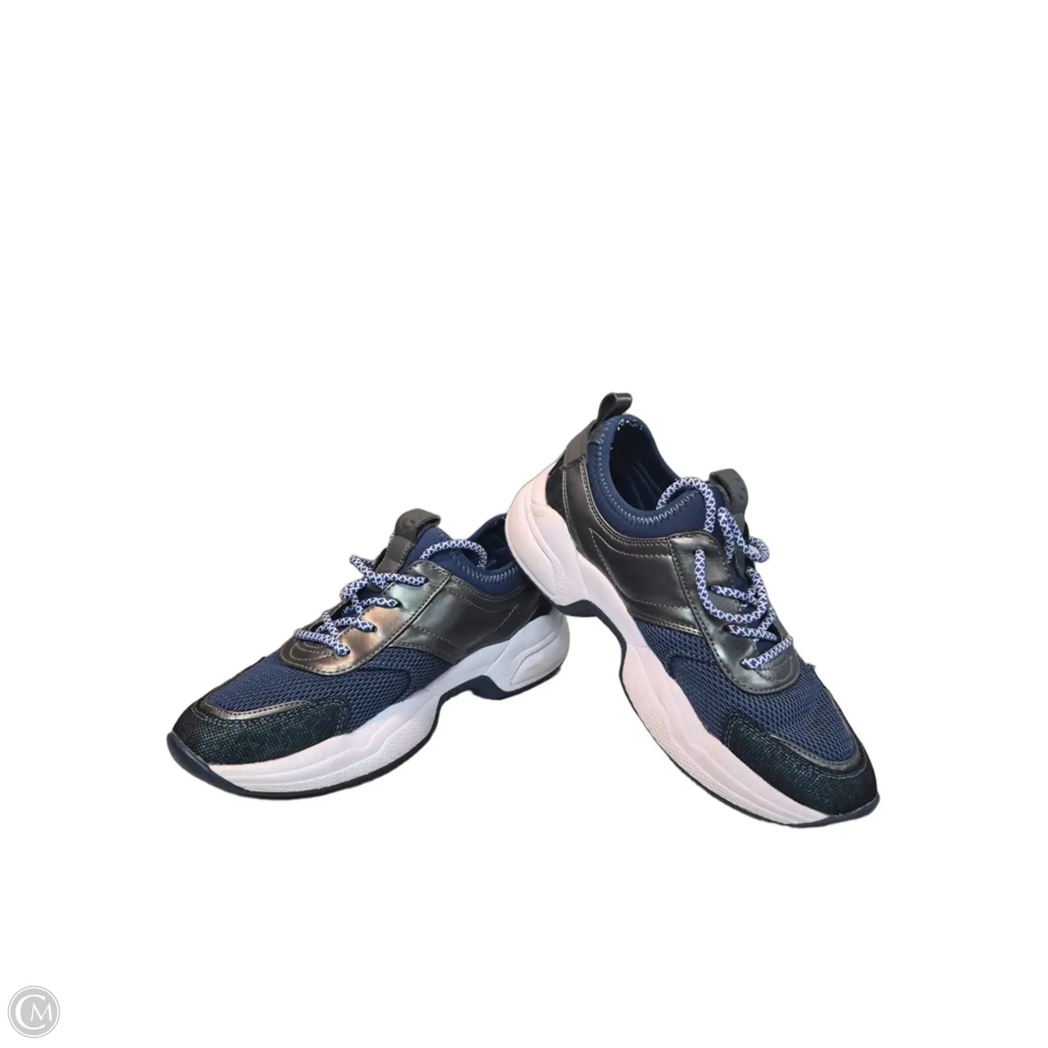 Shoes Sneakers By Guess In Blue, Size: 6
