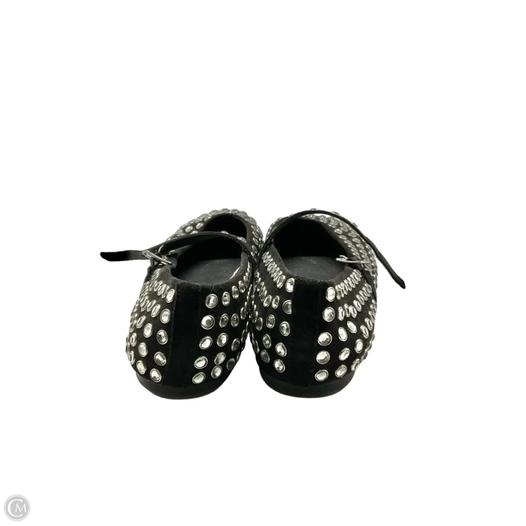 Shoes Flats By A New Day In Black & Silver, Size: 7.5