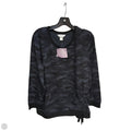 Sweater By Cj Banks In Black & Blue, Size: Xl