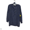 Top Long Sleeve By Talbots In Navy, Size: 1x