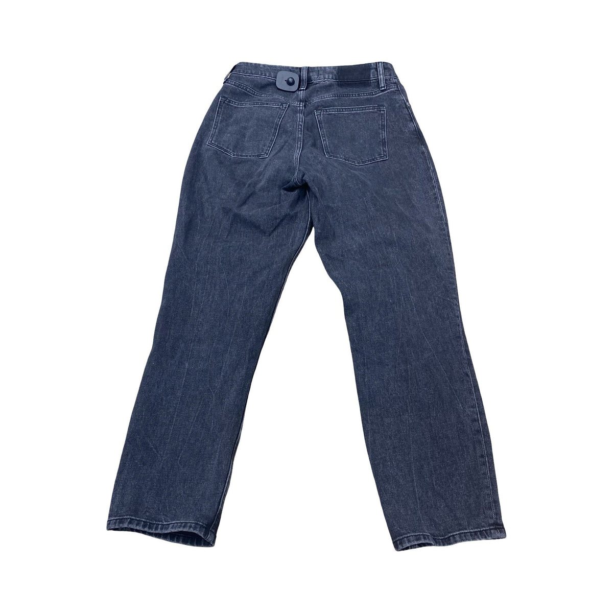 Jeans Straight By Abercrombie And Fitch In Grey Denim, Size:4