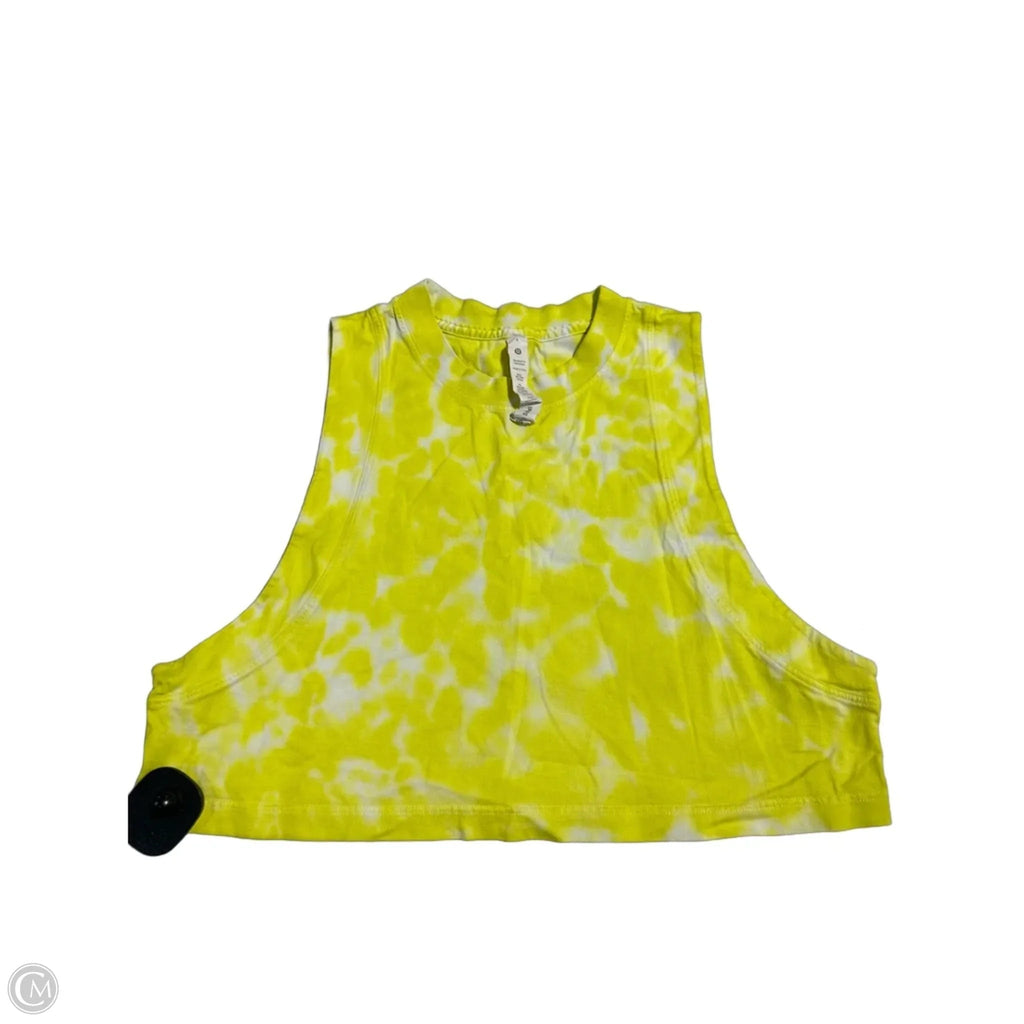 Tank Top By Lululemon In Yellow, Size: M