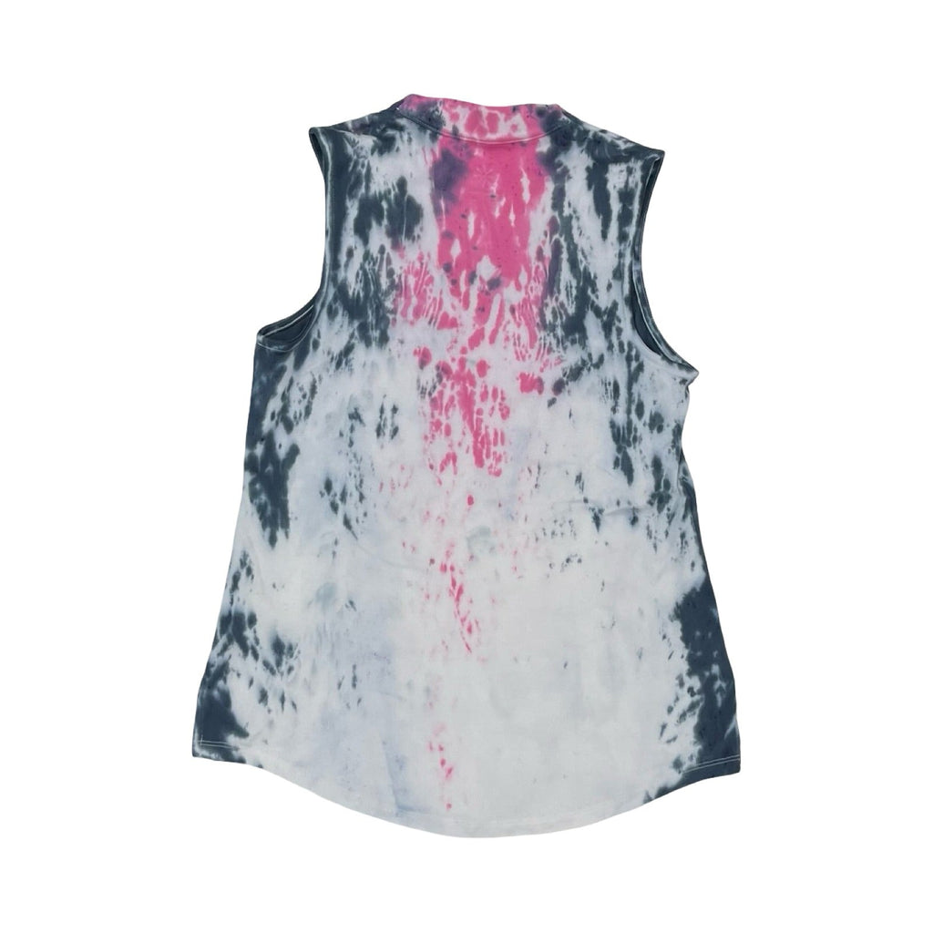 Top Sleeveless By Isaac Mizrahi Live Qvc In Tie Dye Print, Size:Xs