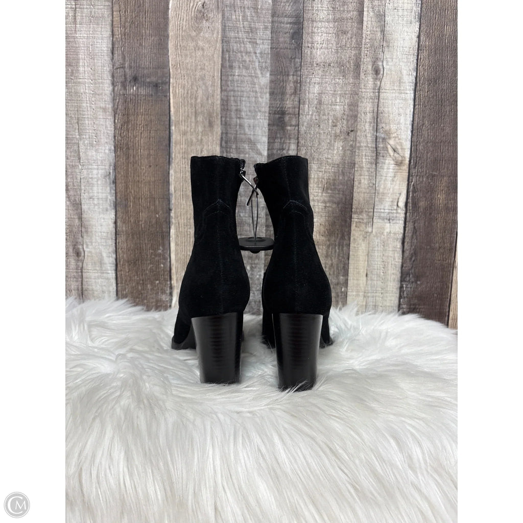 Boots Ankle Heels By Nine West In Black, Size: 7