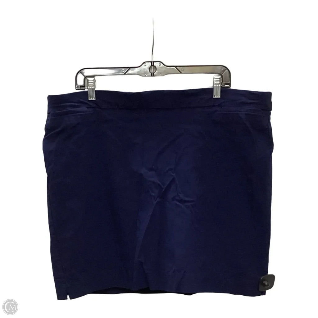 Skirt Mini & Short By Kim Rogers In Navy, Size: 22