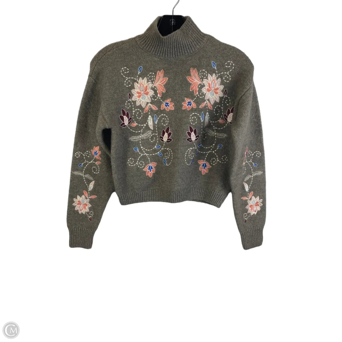 Sweater By Jun & Ivy In Floral Print, Size: Xs