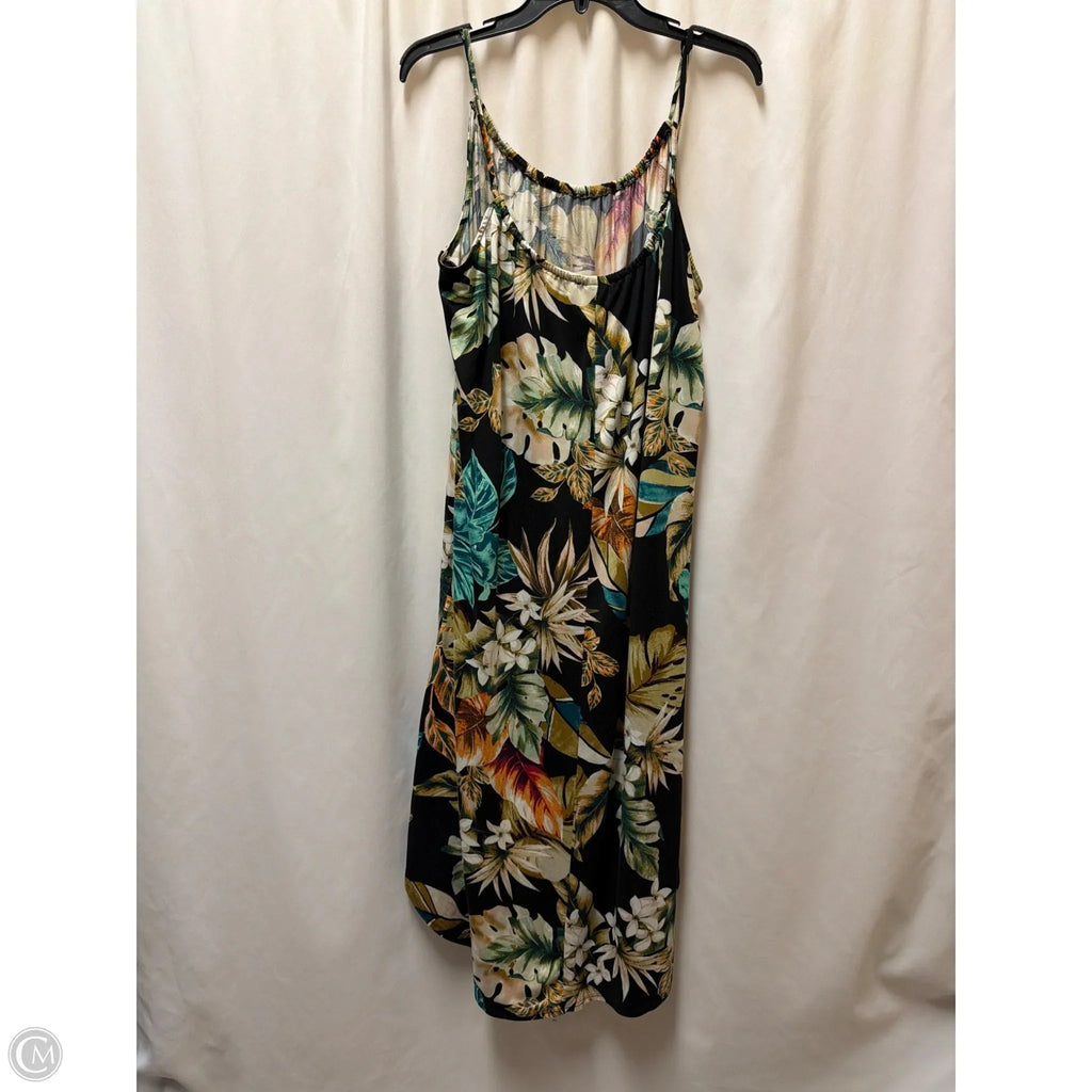 Dress Casual Maxi By Clothes Mentor In Floral Print, Size: Xl