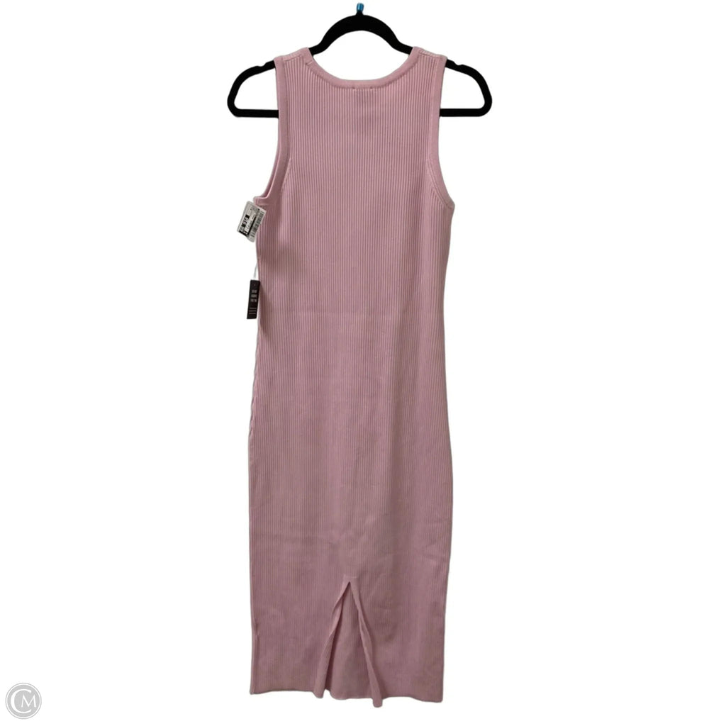 Dress Casual Maxi By Express In Pink, Size: M