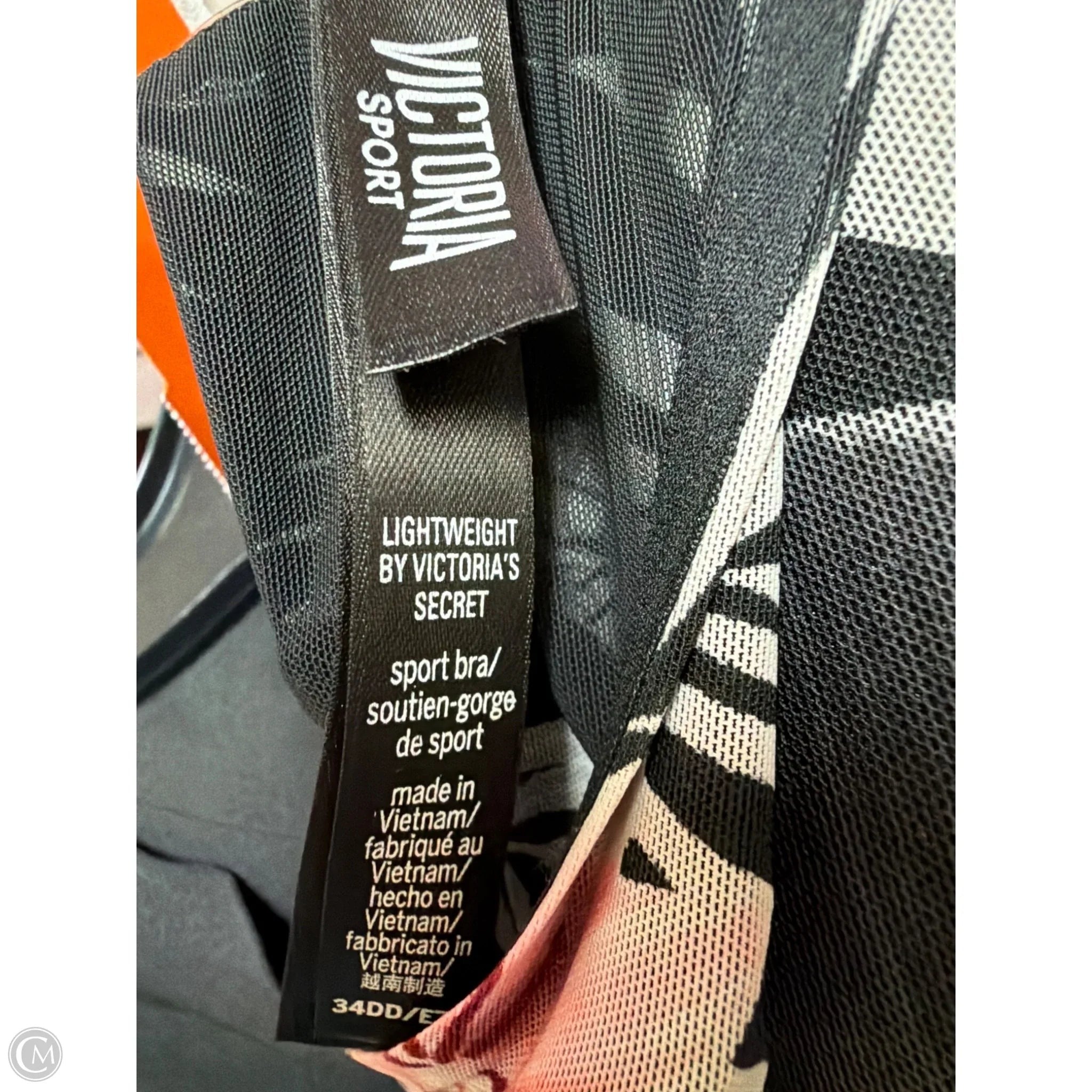 Athletic Bra By Victorias Secret In Black, Size: M