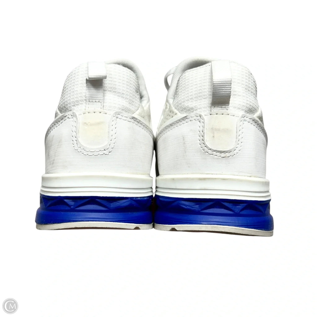 Shoes Athletic By New Balance In Blue Red & White, Size: 8.5