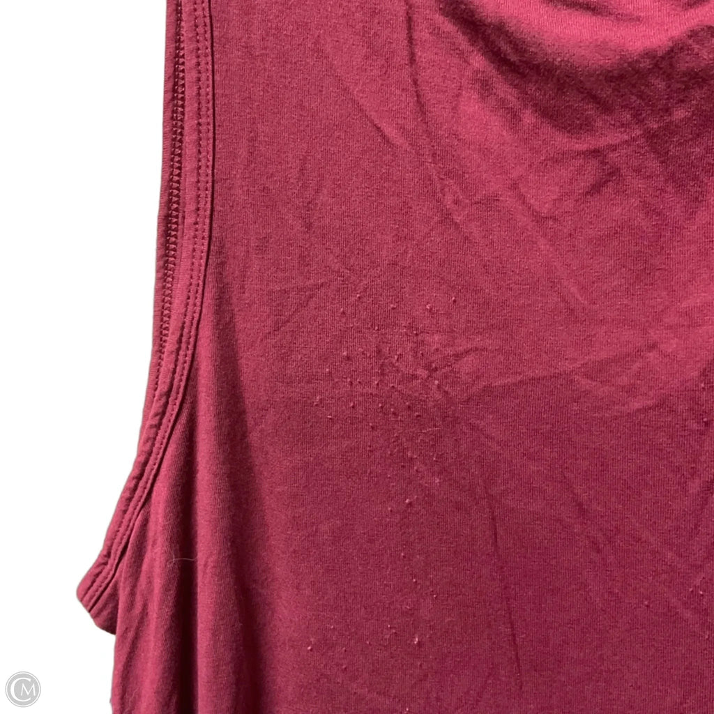 Top Sleeveless Basic By Old Navy In Red, Size: L