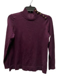 Top Long Sleeve By Calvin Klein In Maroon, Size: S