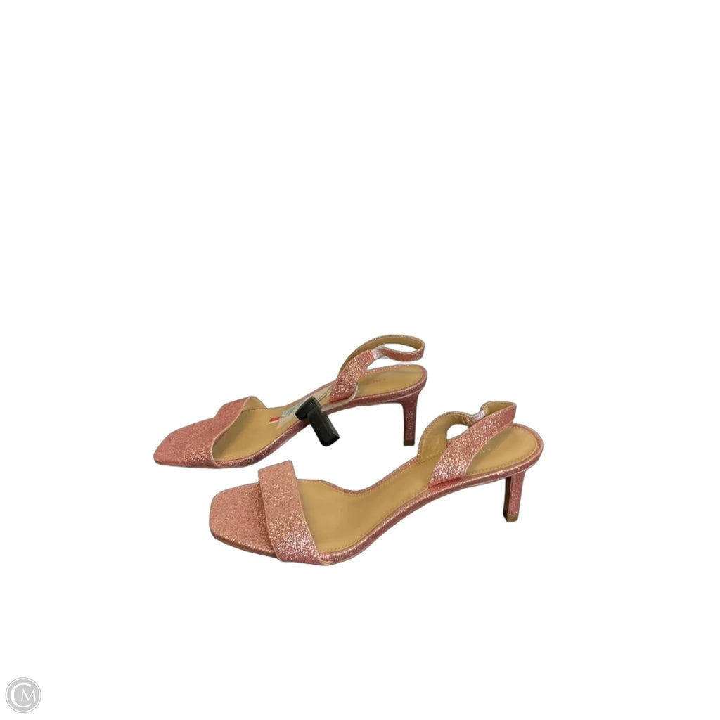 Sandals Heels Kitten By Michael By Michael Kors In Pink, Size: 6.5