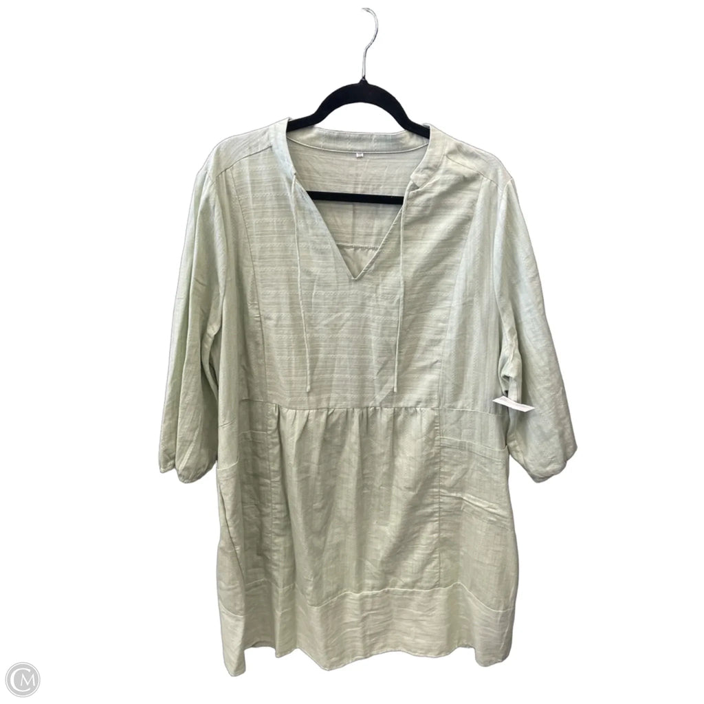 Dress Casual Midi By Clothes Mentor In Green, Size: Xxl