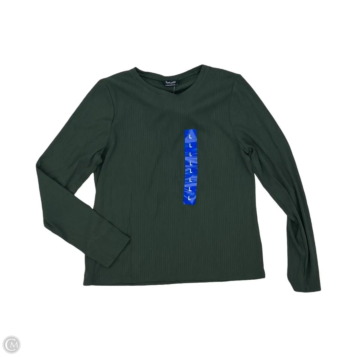 Top Long Sleeve By Splendid In Green, Size: L