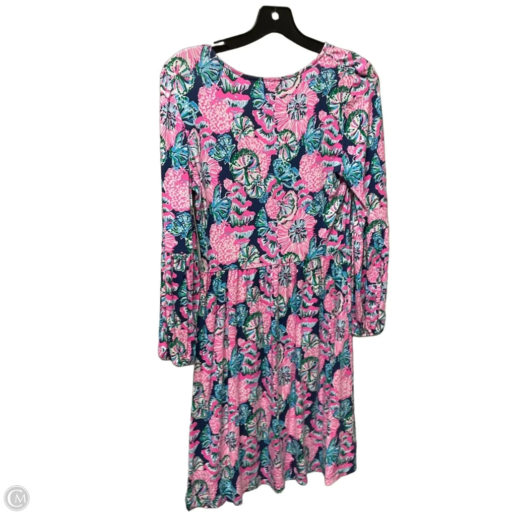 Dress Designer By Lilly Pulitzer In Blue & Pink, Size: Xxs