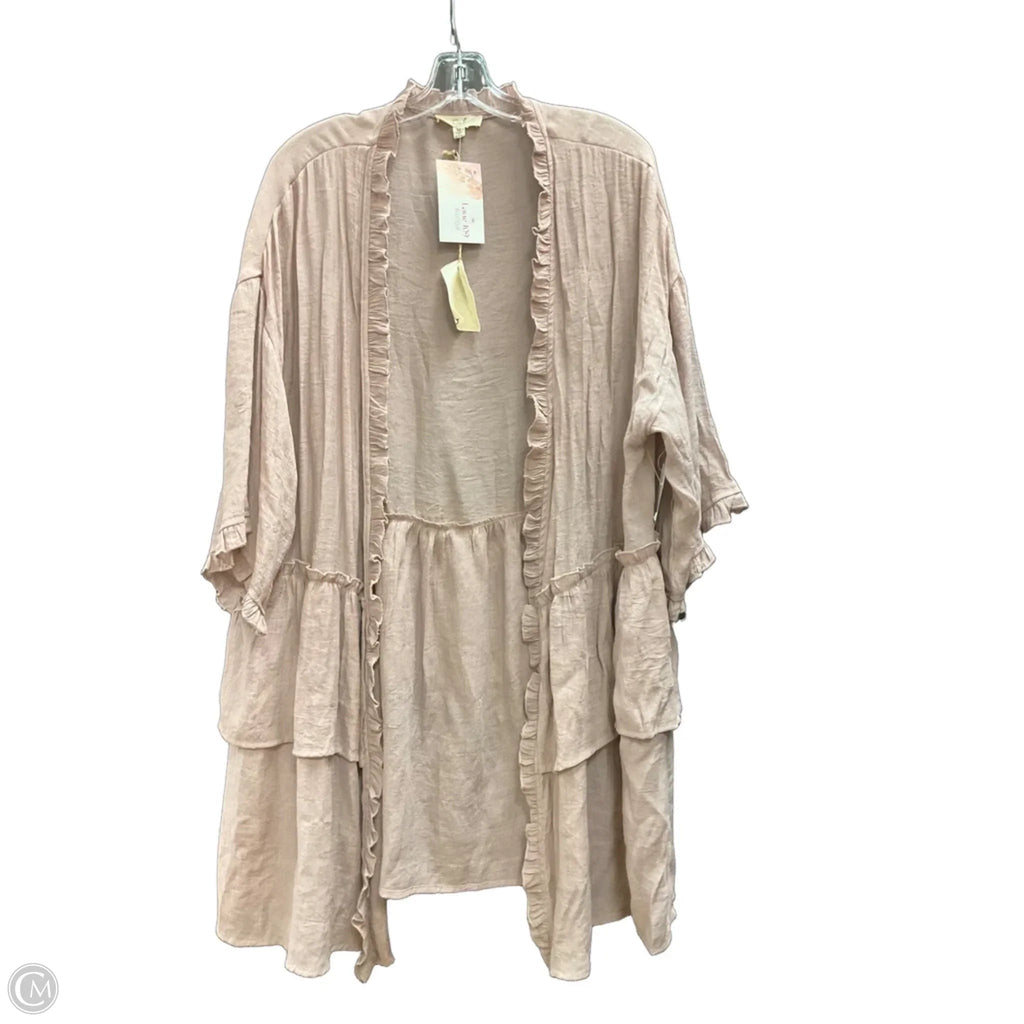 Cardigan By Easel In Mauve, Size: M