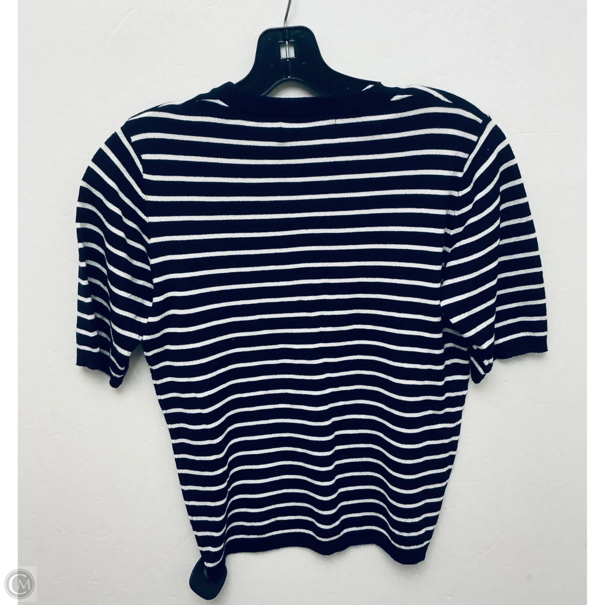 Top Short Sleeve By Truth In Striped Pattern, Size: S