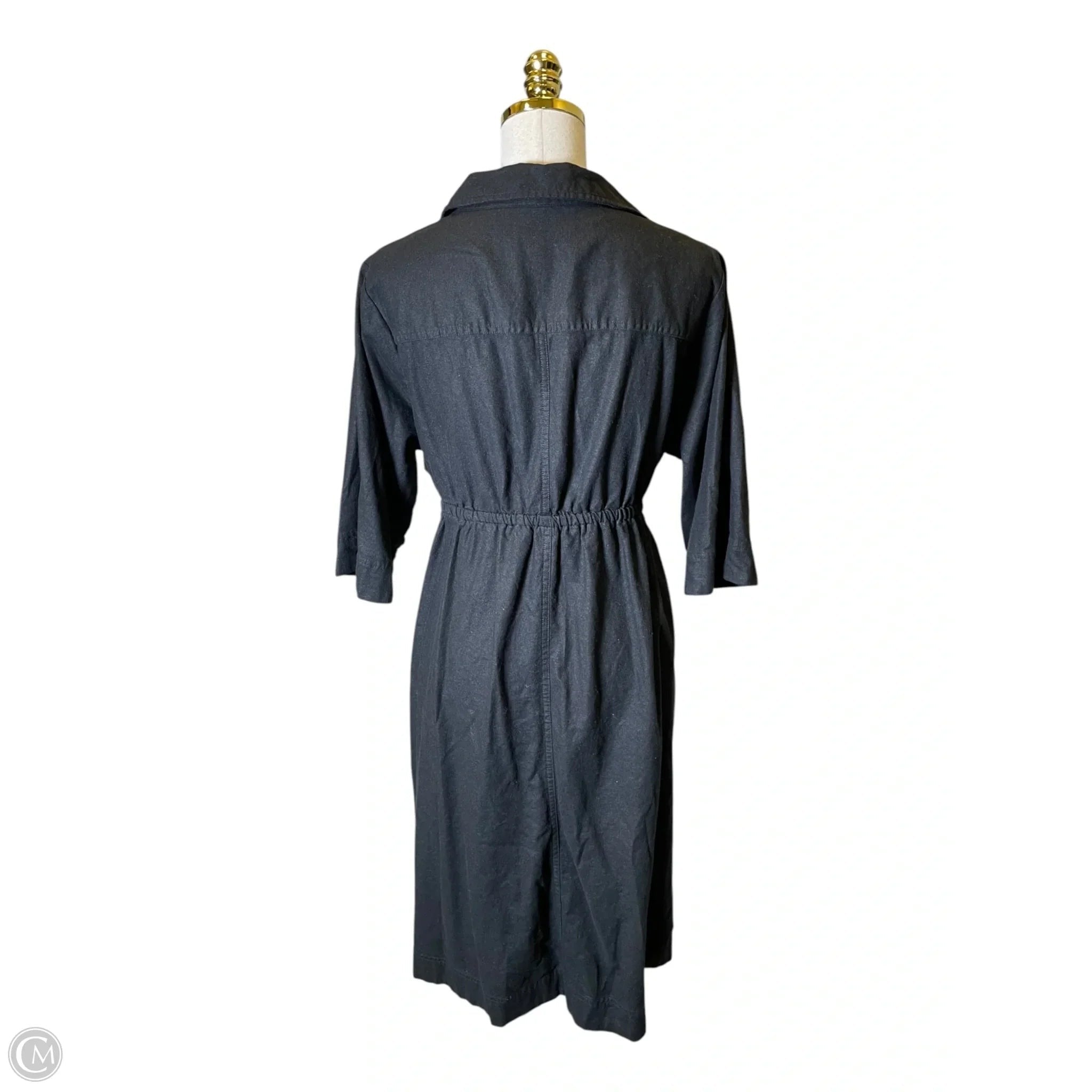 Dress Casual Midi By Ingrid & Isabel In Black, Size: L