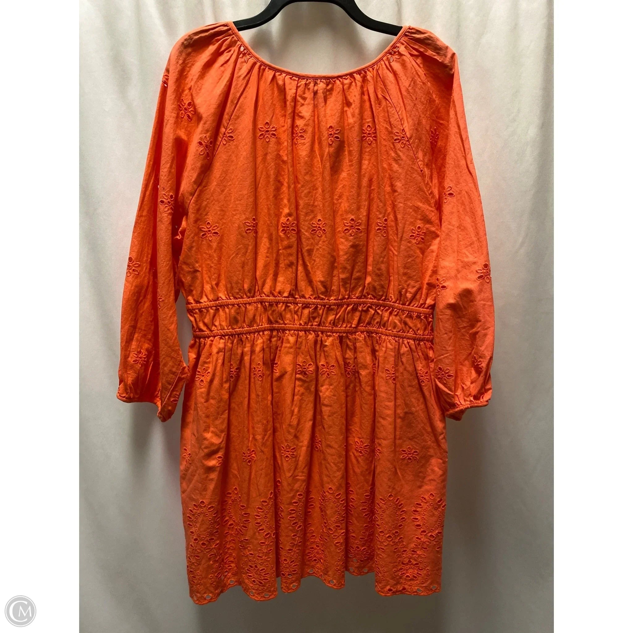 Dress Casual Midi By Universal Thread In Peach, Size: Xl