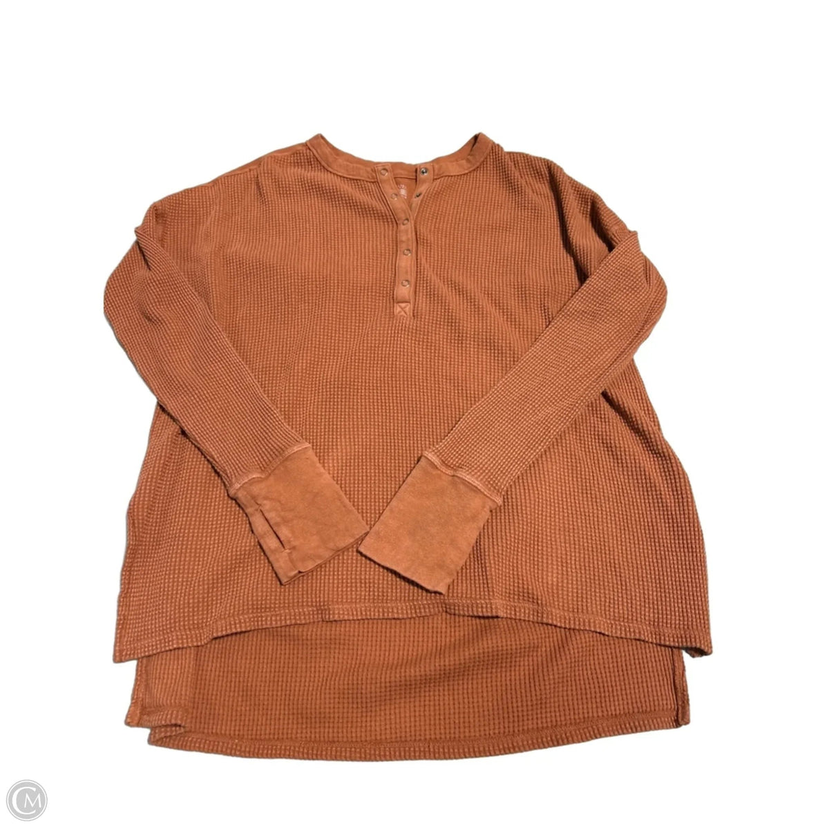Top Long Sleeve By Aerie In Orange, Size: M