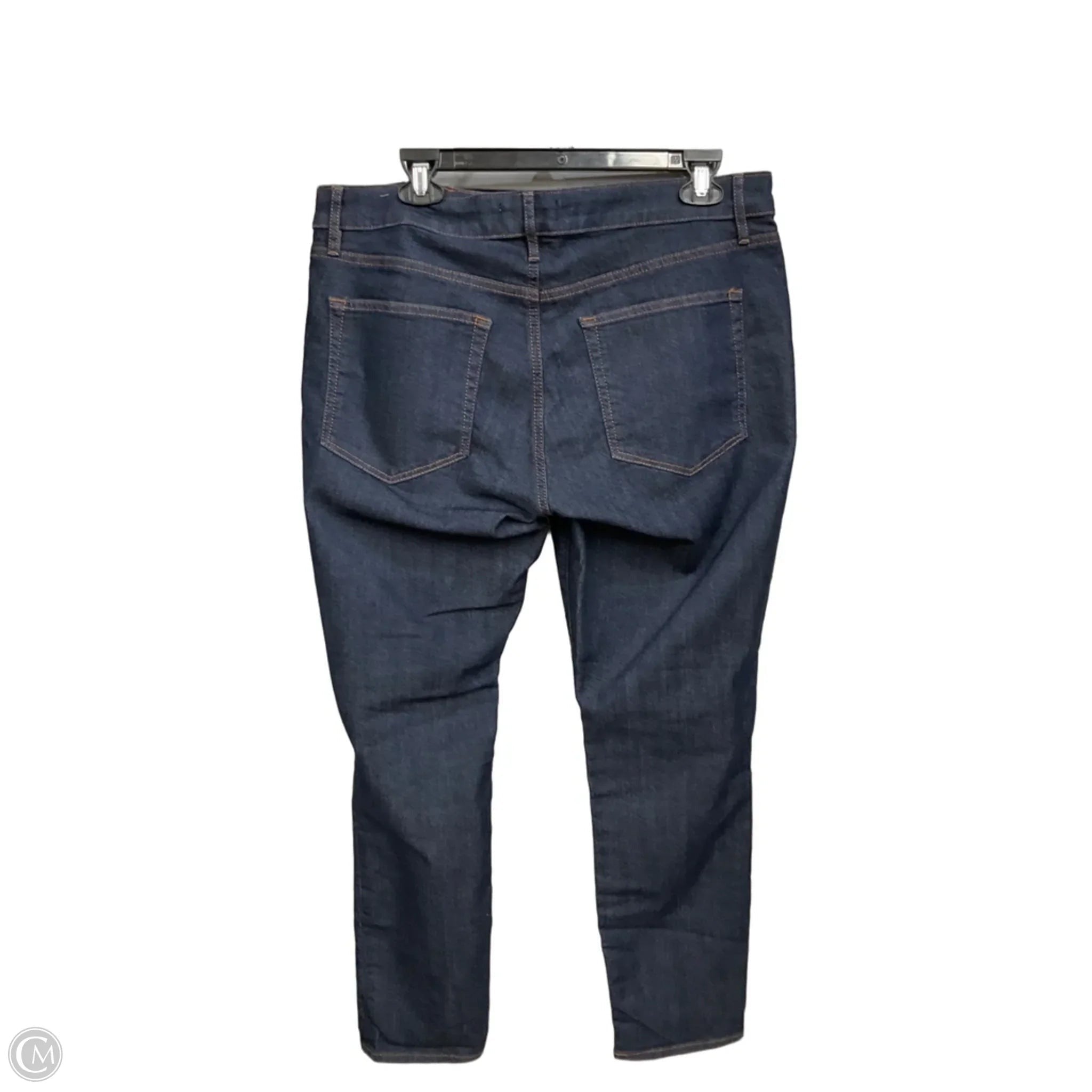 Jeans Straight By Loft In Blue Denim, Size: 12