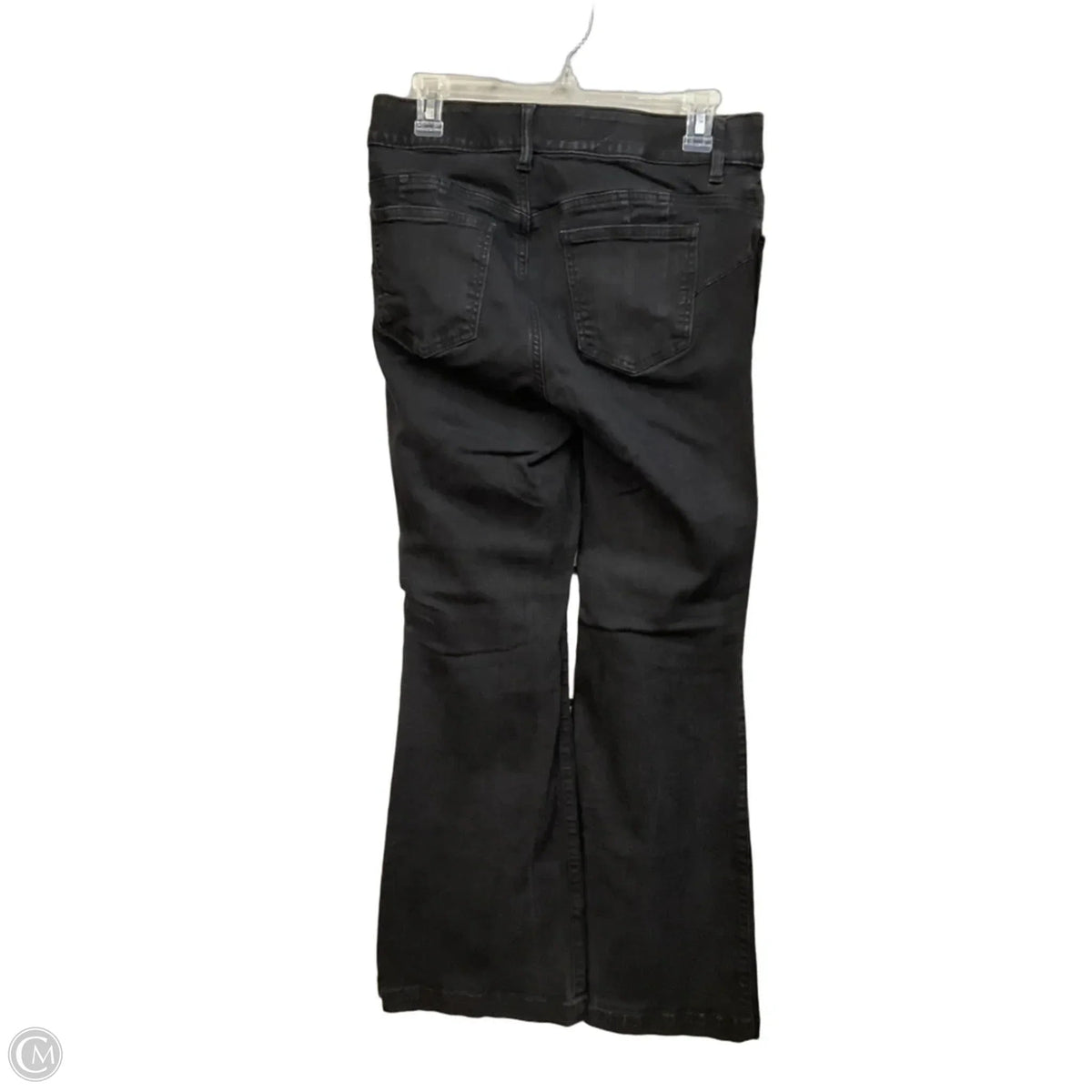 Jeans Flared By Torrid In Black Denim, Size: 10