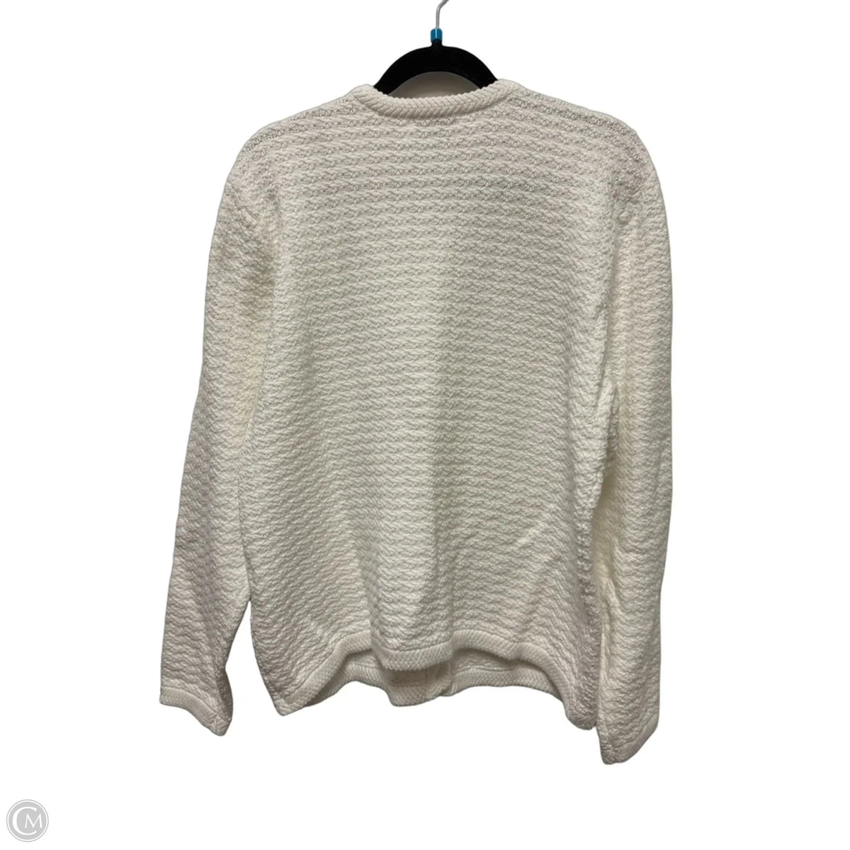 Sweater Cardigan By On 34th In White, Size: Xl