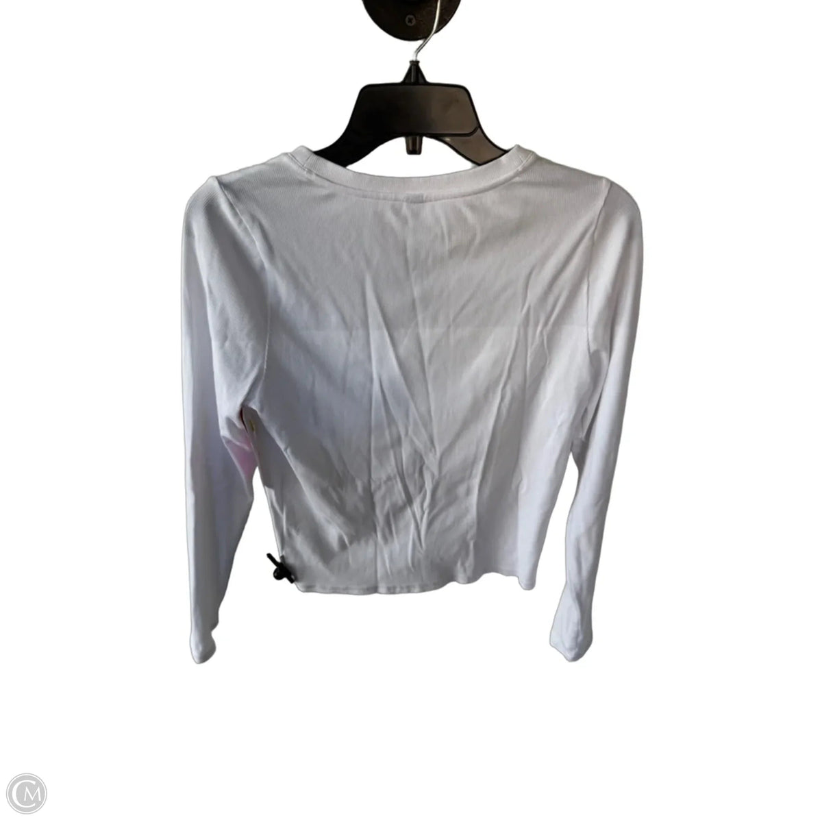 Athletic Top Long Sleeve Crewneck By Vuori In White, Size: L